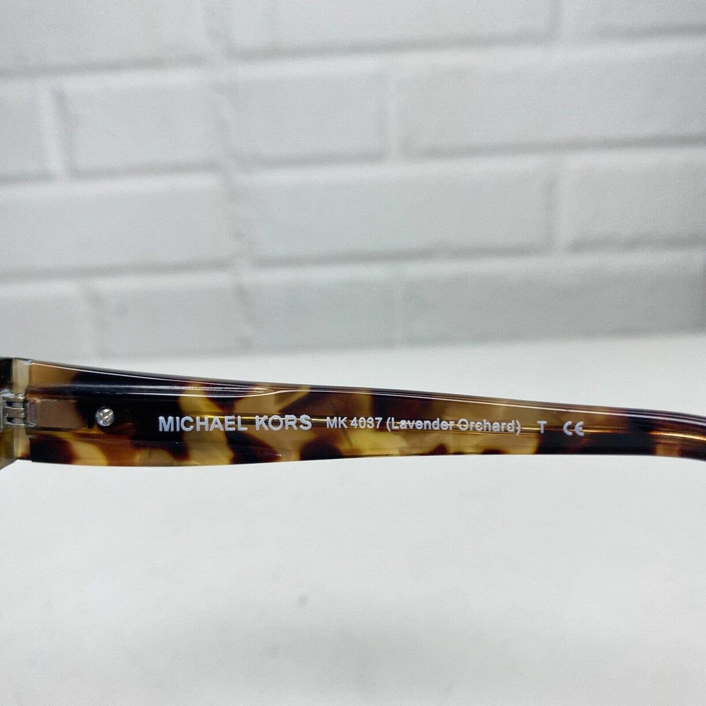 MICHAEL KORS MK4037 Lavender Orchard 3210 Havana Brown Eyeglasses 53-16‎ H2556 - Picture 7 of 8